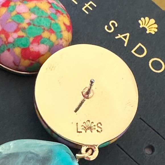 LELE sadoughi colorfu long earrings - Picture 6 of 10